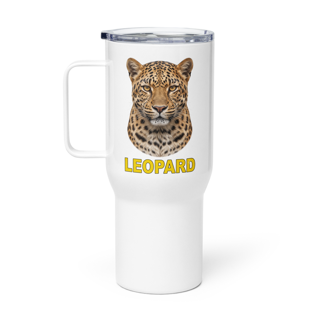 Leopard Cat Travel Mug