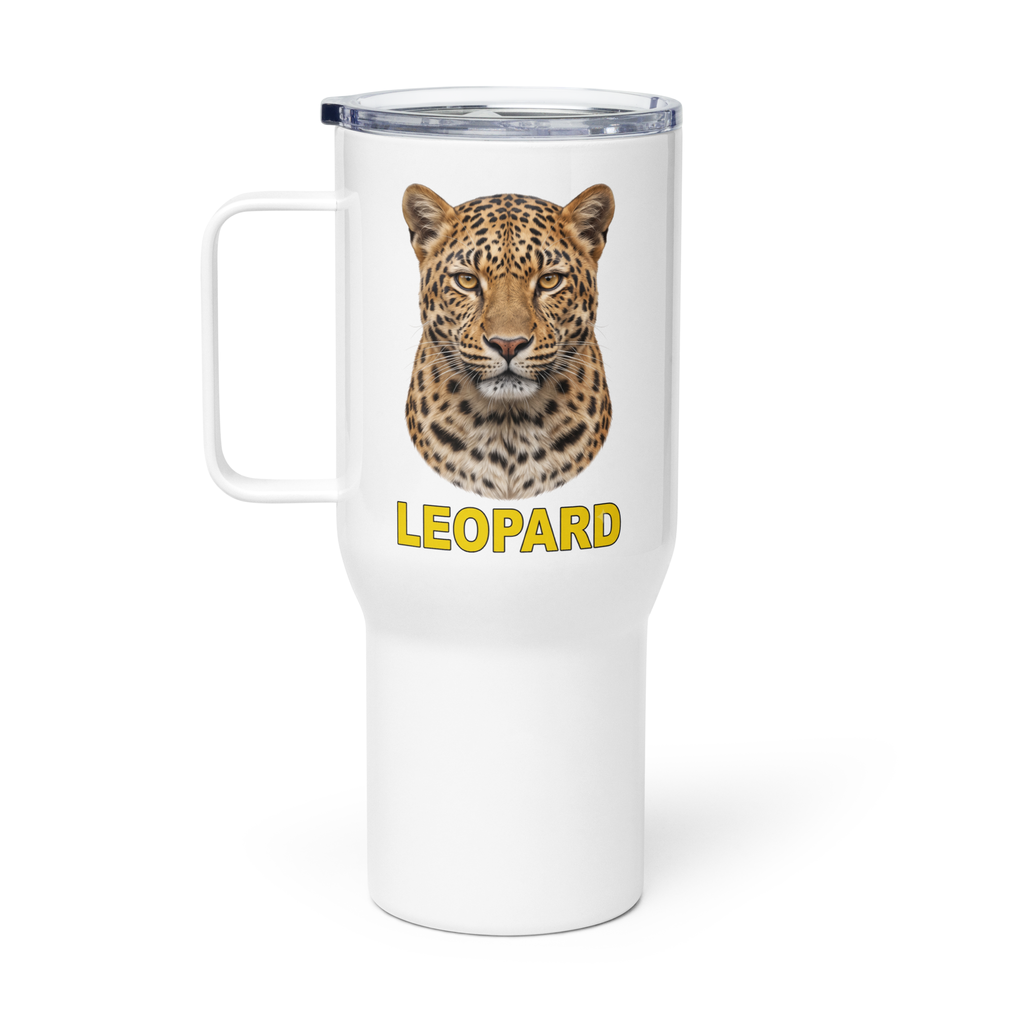Leopard Cat Travel Mug