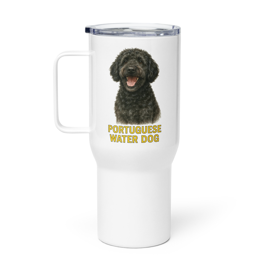 Portuguese Water Dog Travel Mug