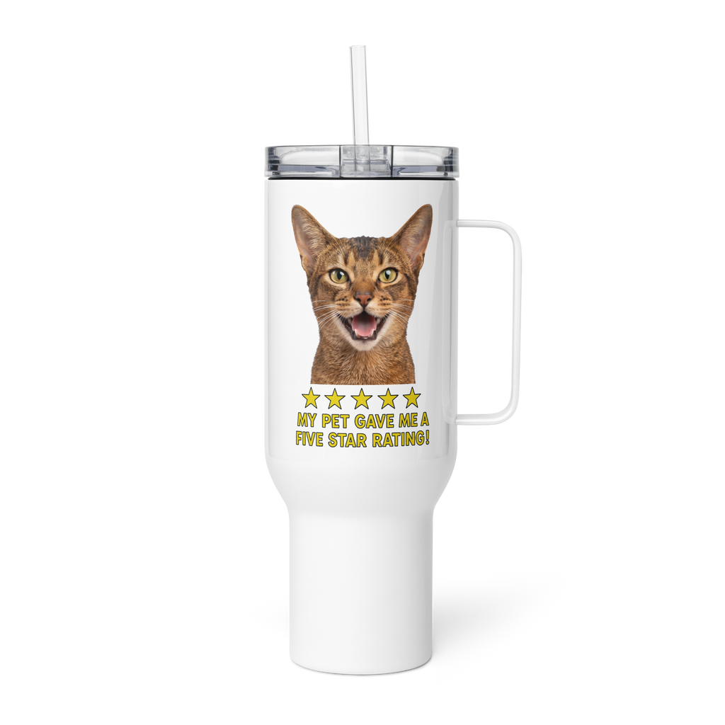 Abyssinian Cat Travel Mug