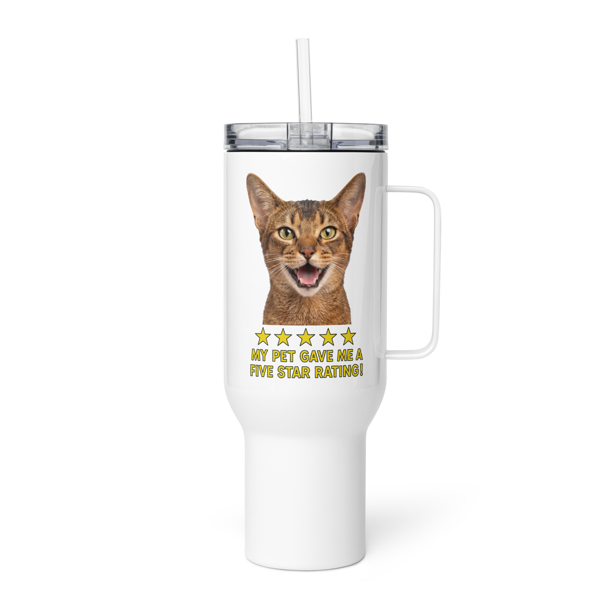 Abyssinian Cat Travel Mug