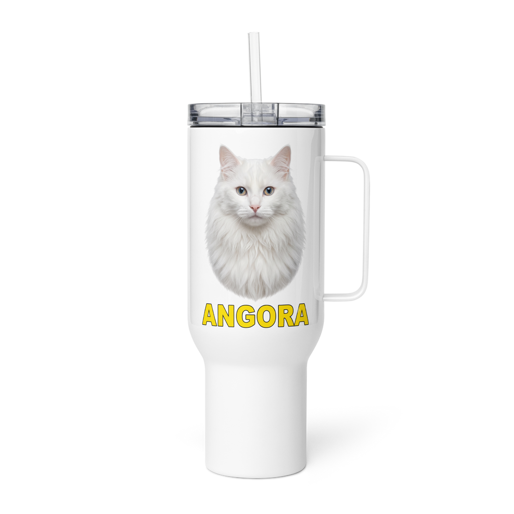 Angora Cat Travel Mug