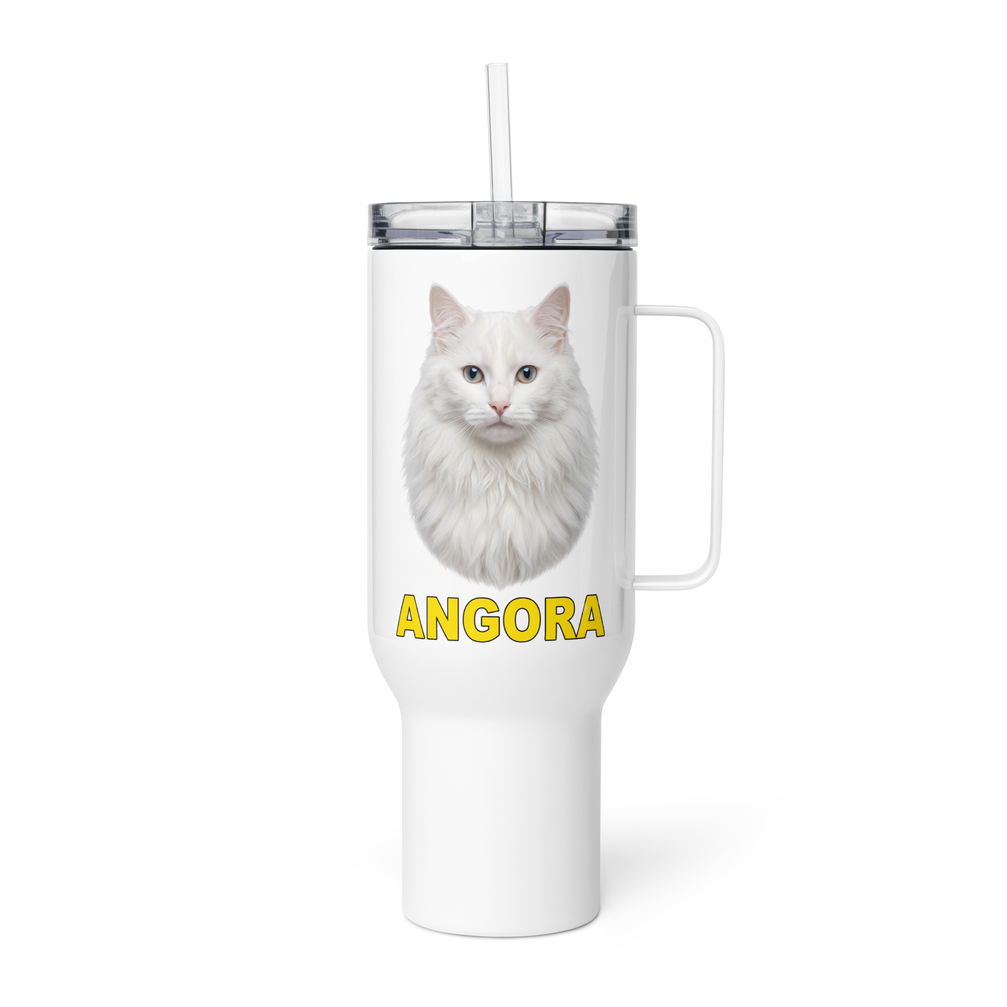 Angora Cat Travel Mug