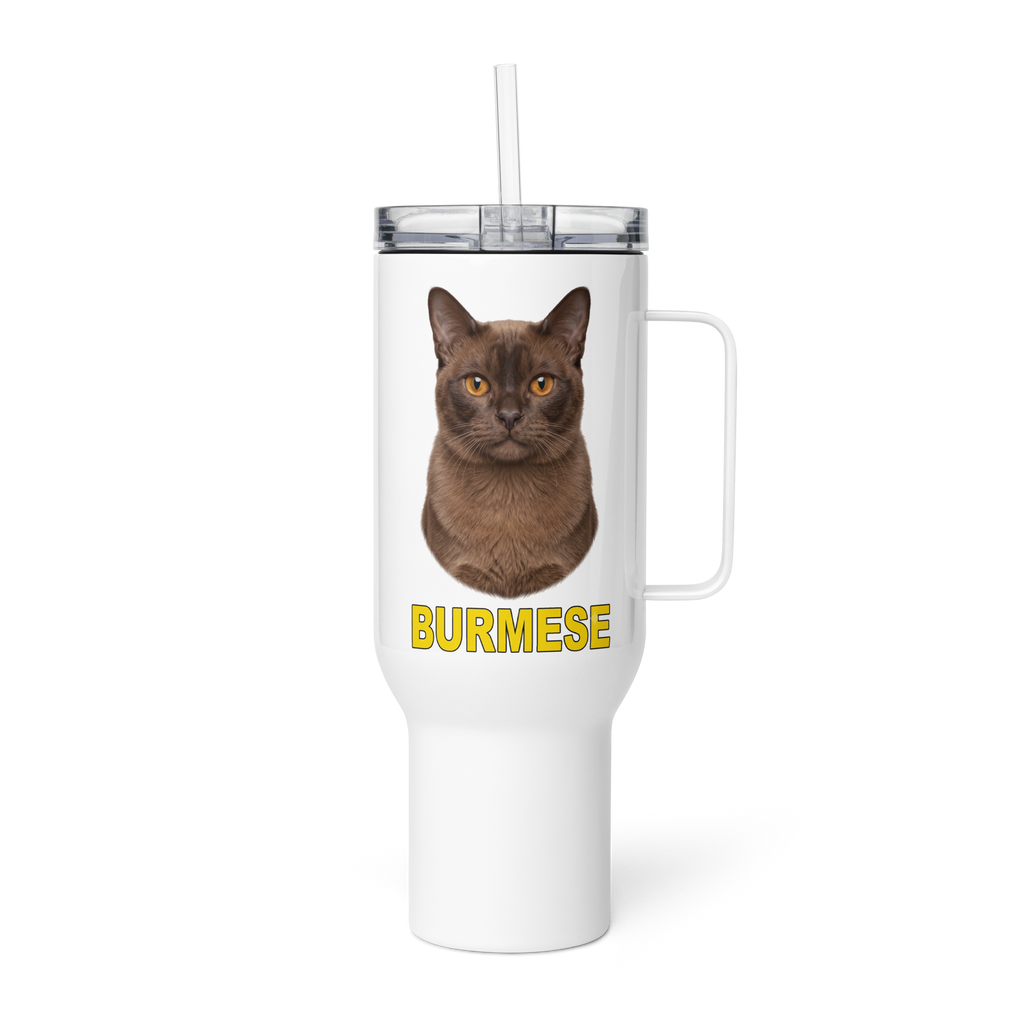 Burmese Cat Travel Mug