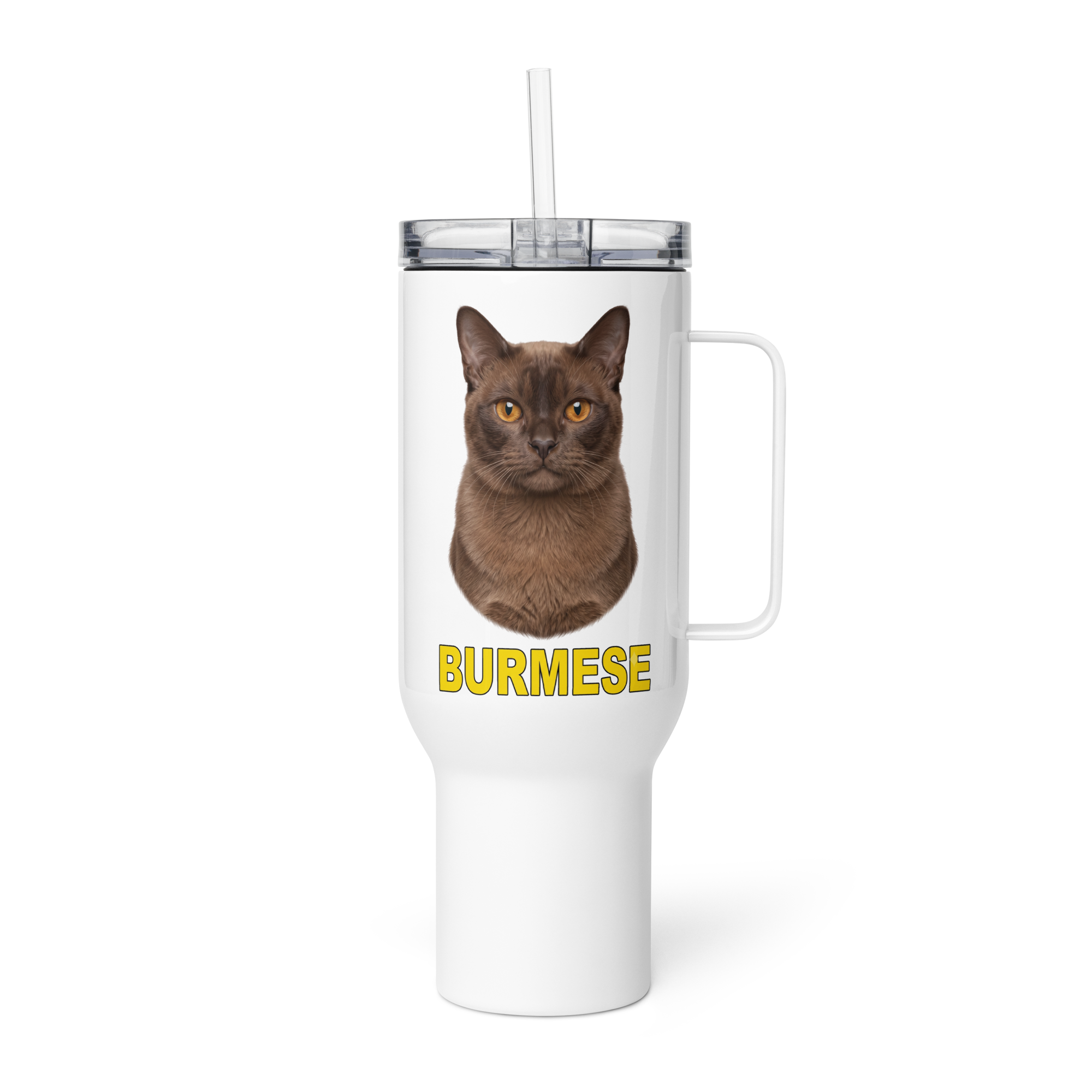 Burmese Cat Travel Mug