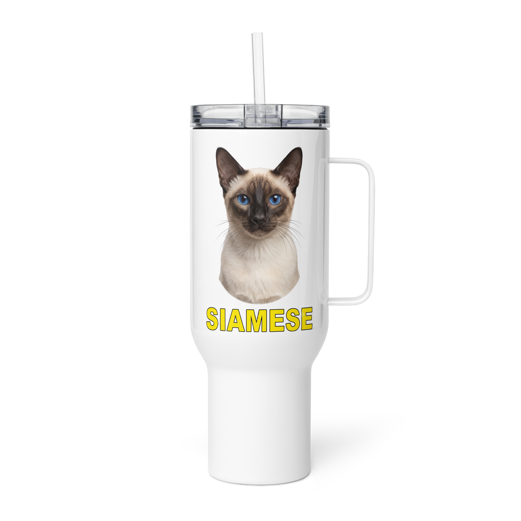 Siamese Cat Travel Mug
