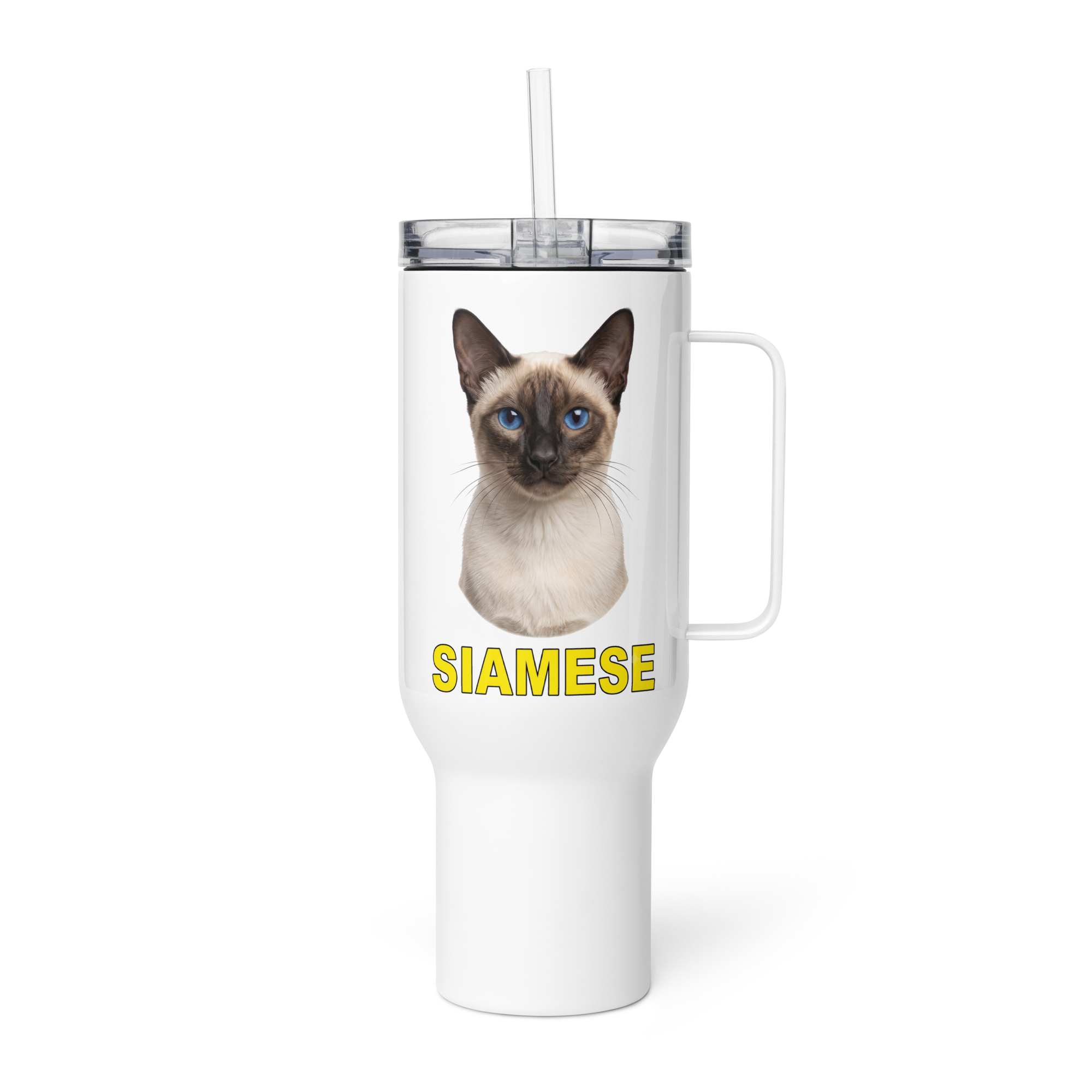 Siamese Cat Travel Mug