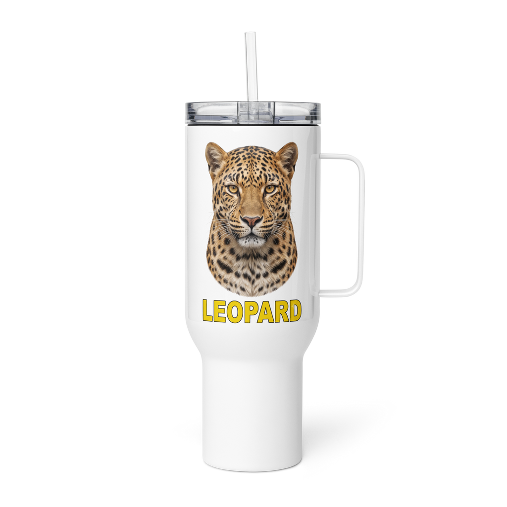 Leopard Cat Travel Mug
