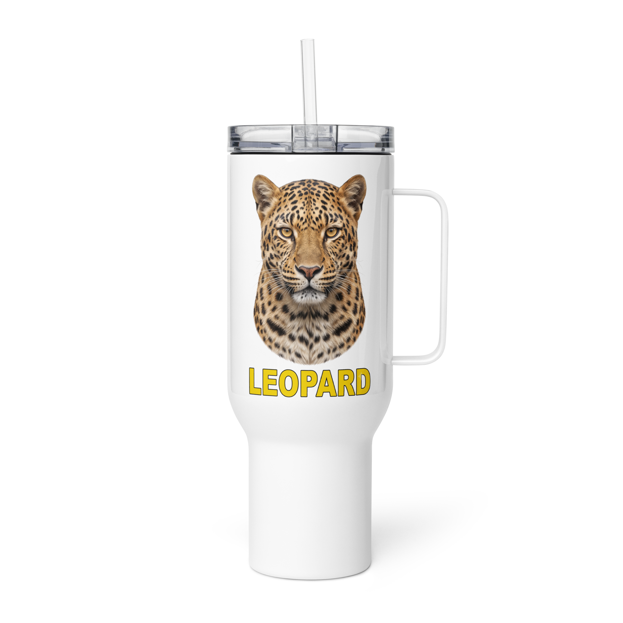 Leopard Cat Travel Mug