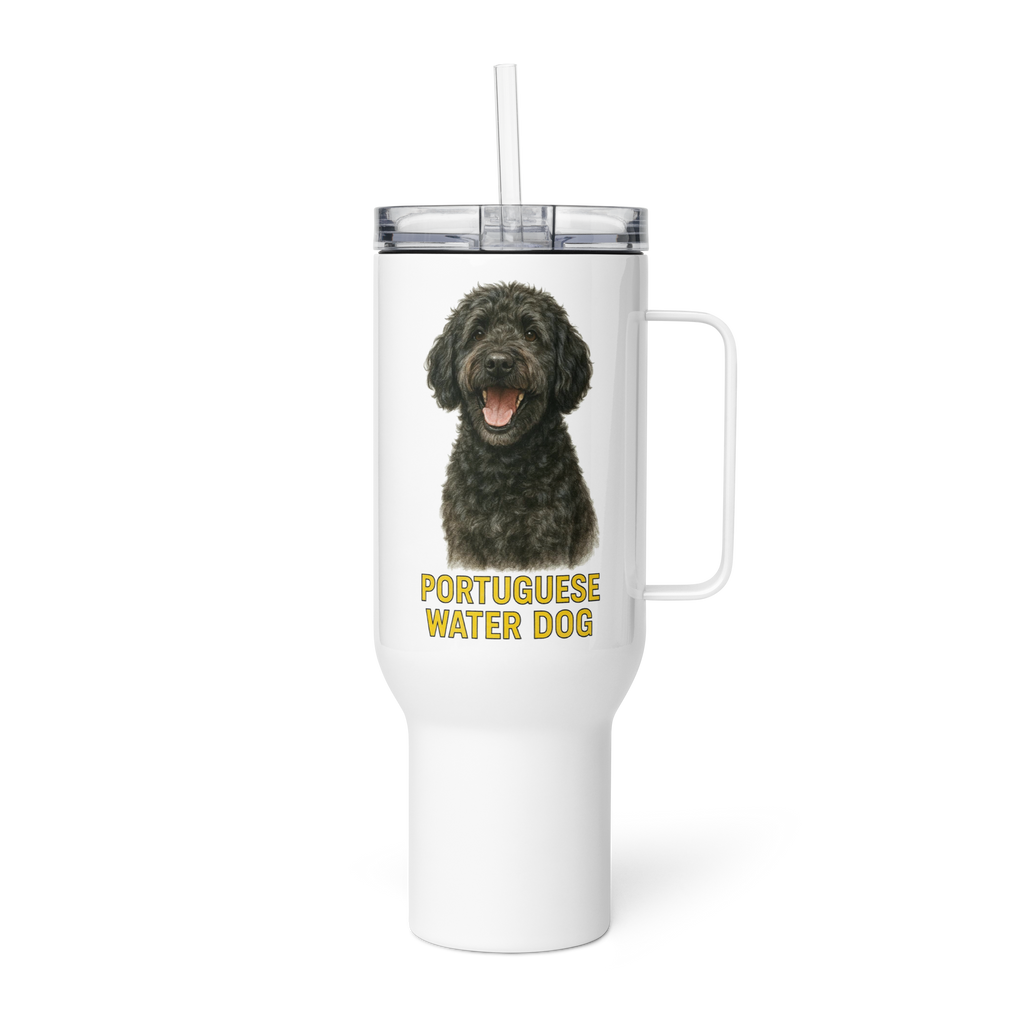 Portuguese Water Dog Travel Mug