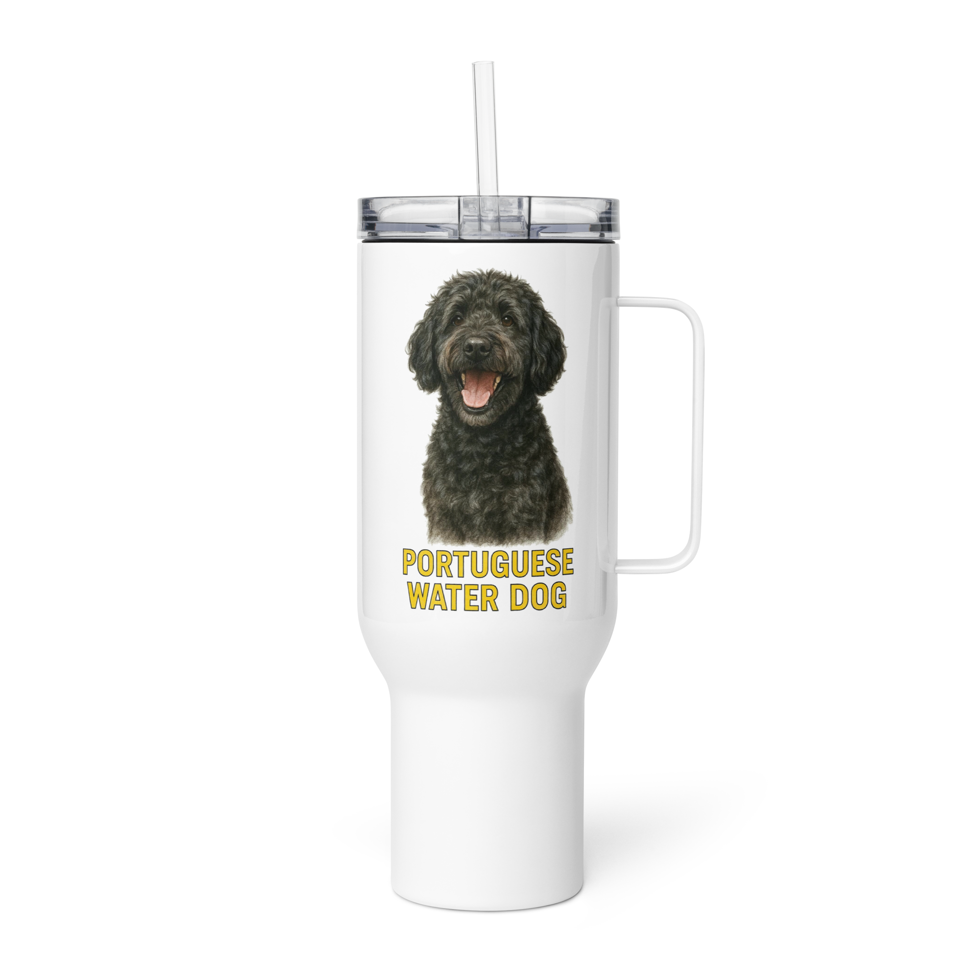 Portuguese Water Dog Travel Mug