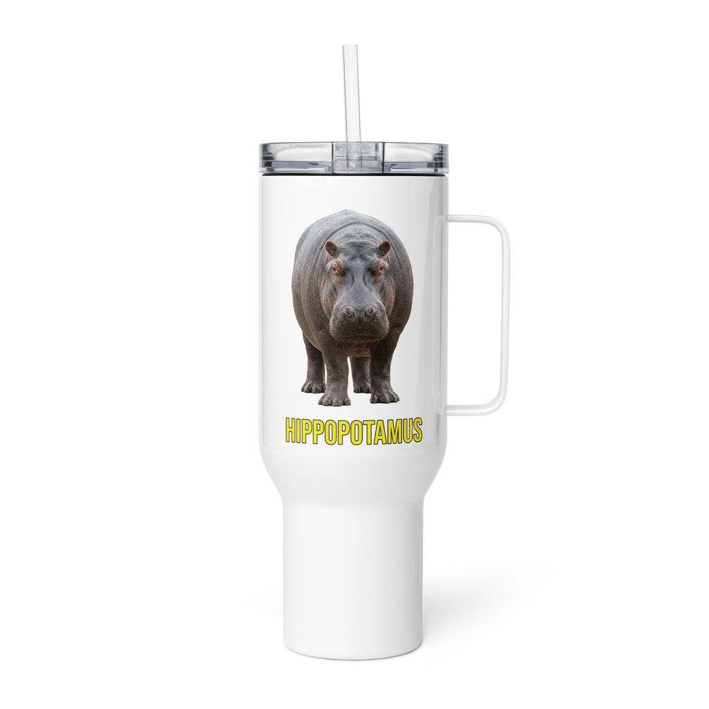 Hippopotamus Travel Mug