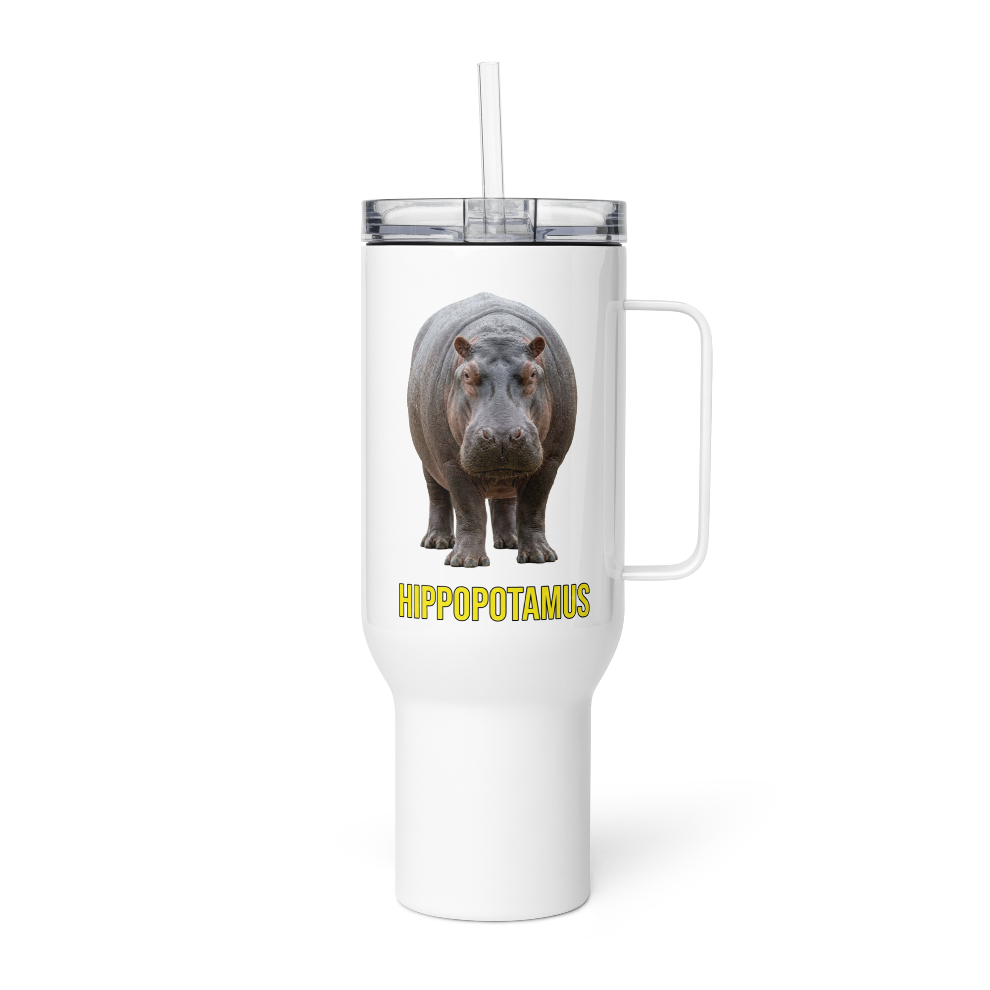 Hippopotamus Travel Mug