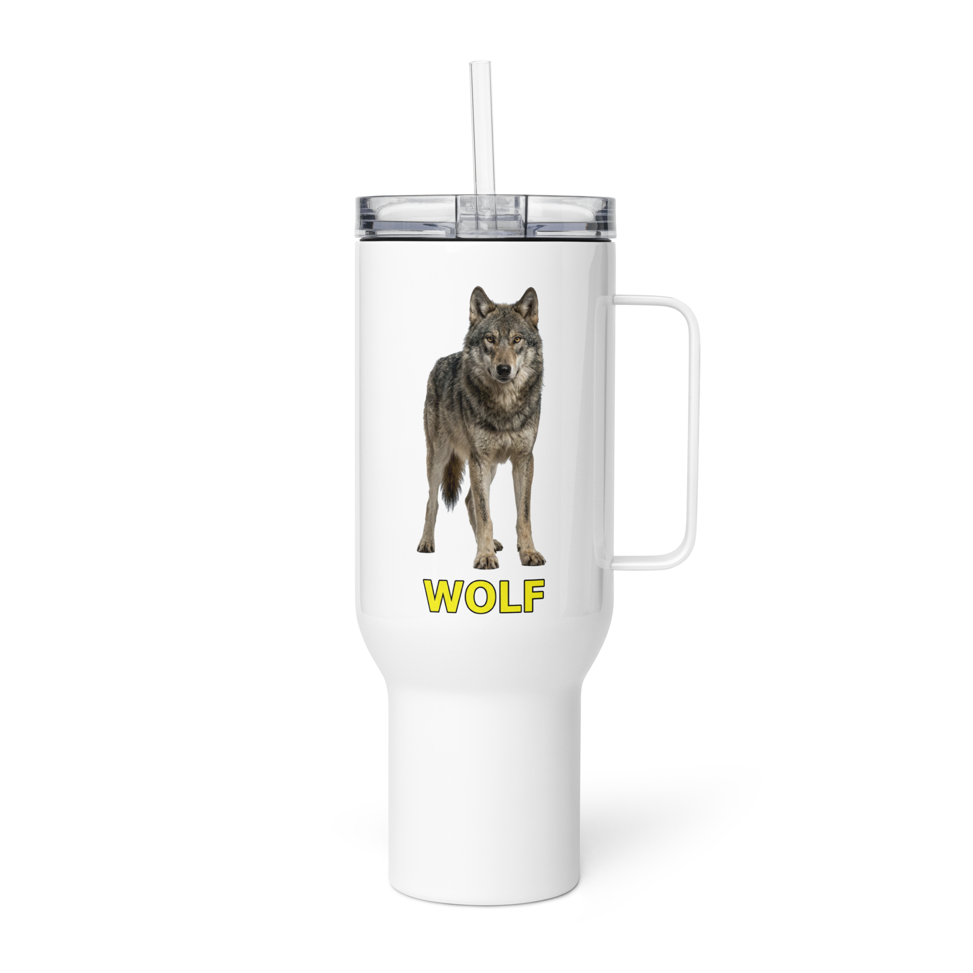 Wolf Travel Mug