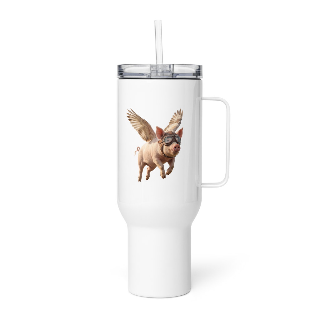 Flying Pig Travel Mug