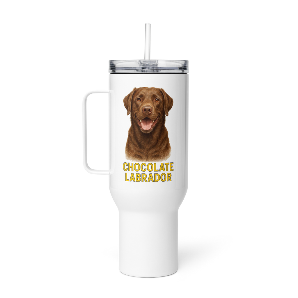 Chocolate Labrador Travel Mug