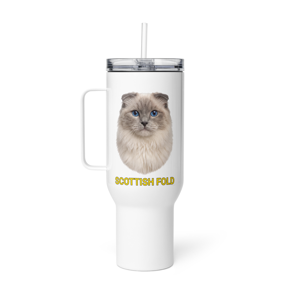 Scottish Fold Cat Travel Mug