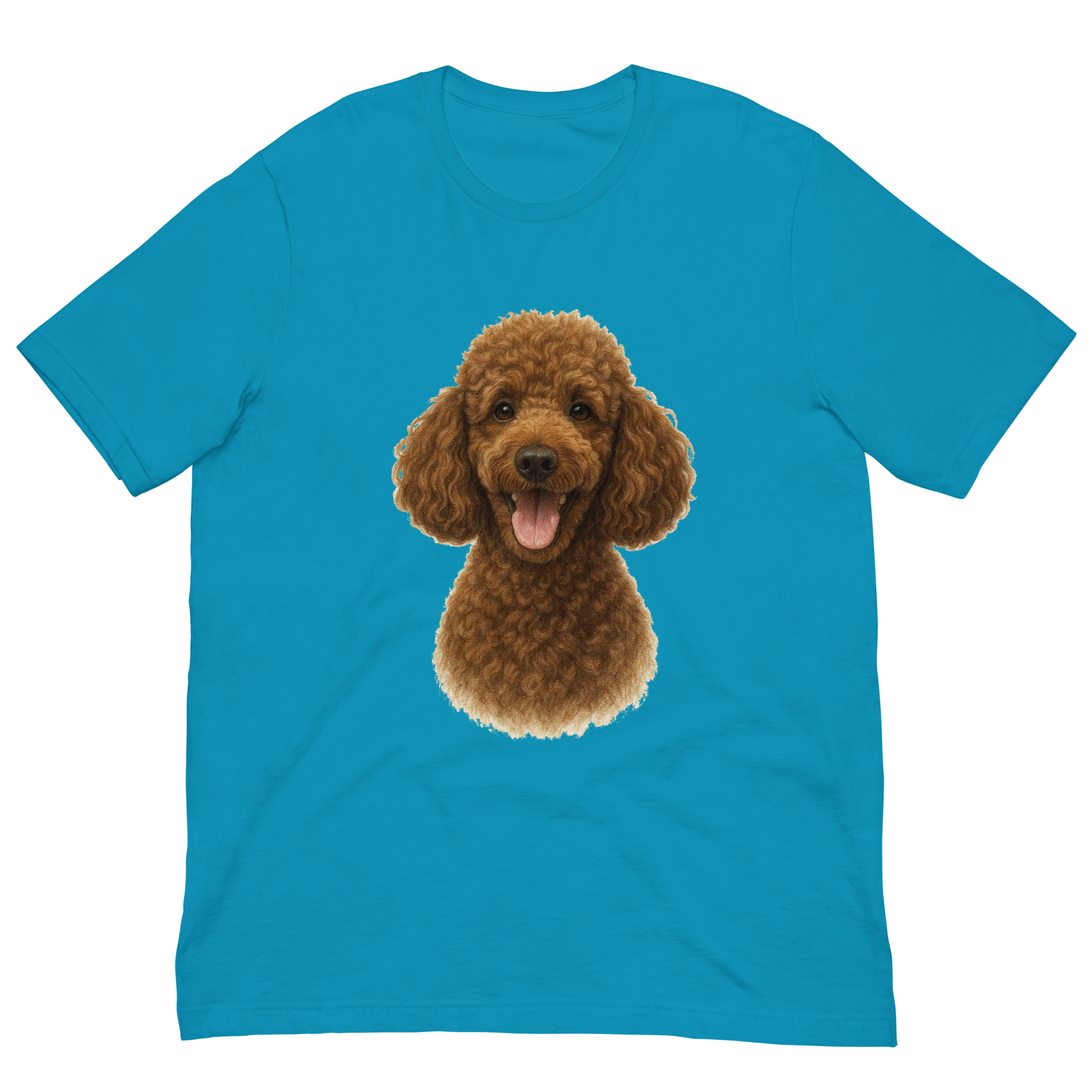 Brown Poodle Unisex t-shirt