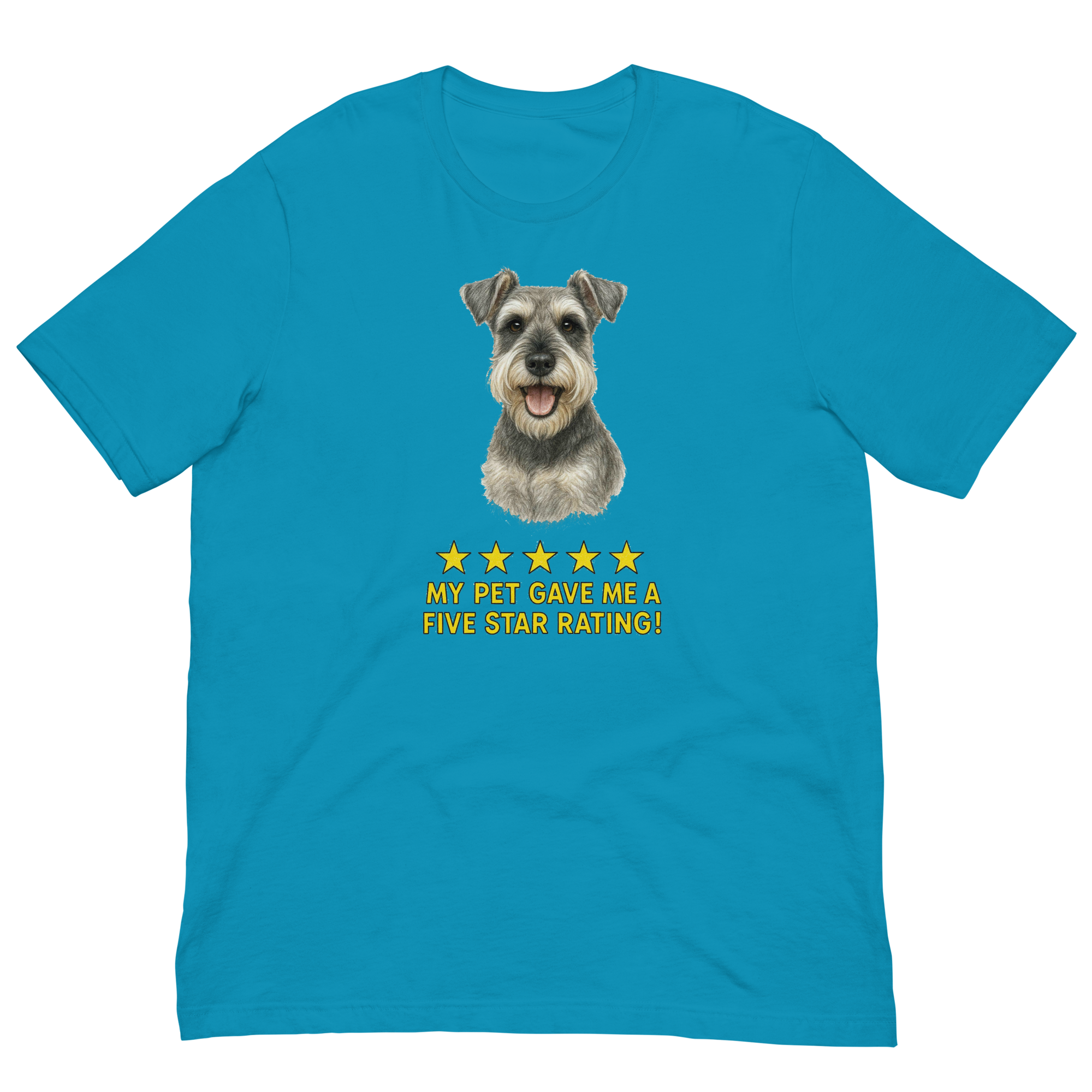 Schnauzer Rating Unisex t-shirt