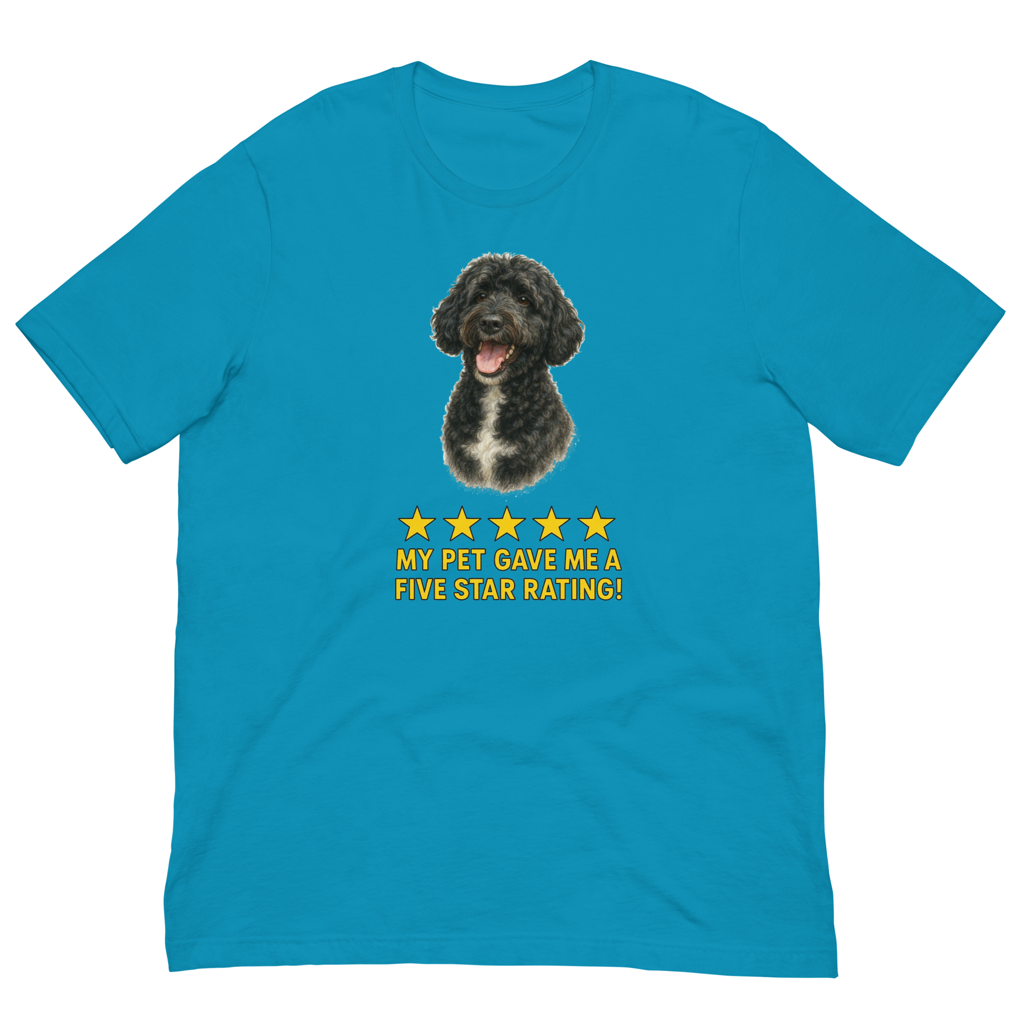 Portugese Water Dog Rating Unisex t-shirt