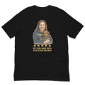 Brunette Woman with Patron graphic tee - black