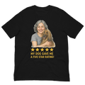 Salt & Pepper Woman with Afghan Hound graphic tee - black