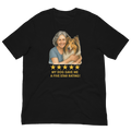 Salt & Pepper Woman with Collie graphic tee - black