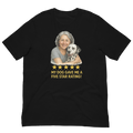 Salt & Pepper Woman with Dalmatian graphic tee - black