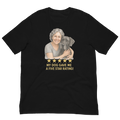 Salt & Pepper Woman with Great Dane graphic tee - black
