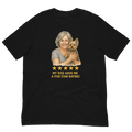 Salt & Pepper Woman with Yorkie graphic tee - black
