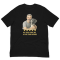 Salt & Pepper Man with Great Dane graphic tee.