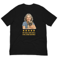 Salt & Pepper Woman with Pug graphic tee - black