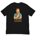 Red Hair Man with Chihuahua graphic tee.