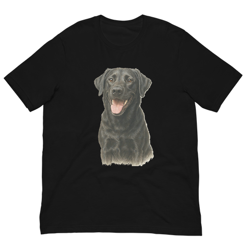 Black Labrador Unisex t-shirt