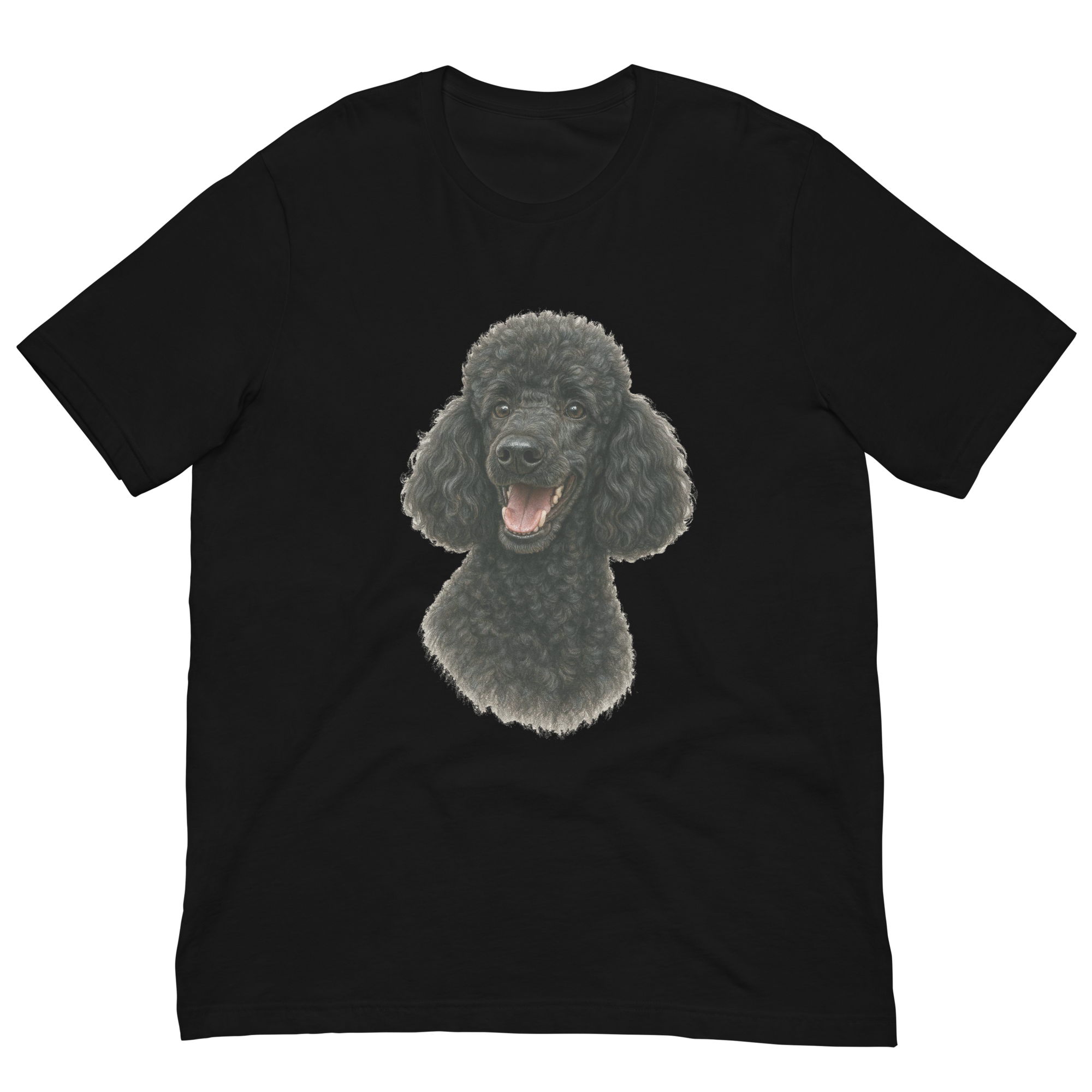 Black Poodle Unisex t-shirt