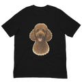 Brown Poodle Unisex t-shirt