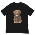 Chocolate Labrador Unisex t-shirt