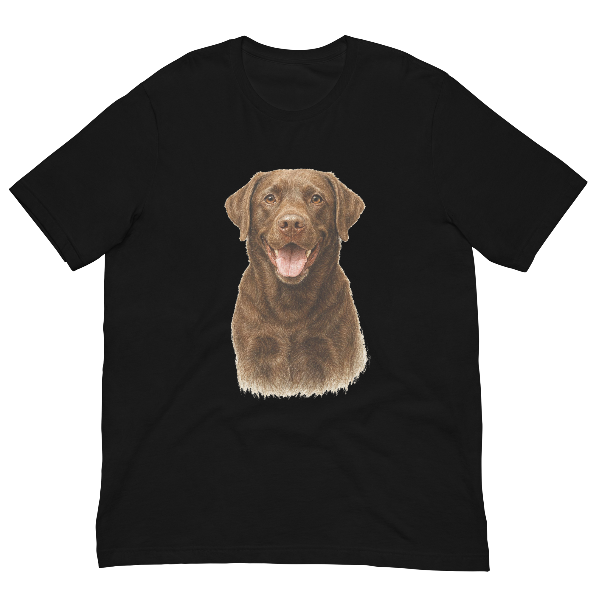 Chocolate Labrador Unisex t-shirt