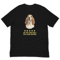 Basset Hound Rating Unisex t-shirt