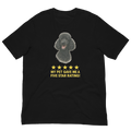 Black Poodle Rating Unisex t-shirt
