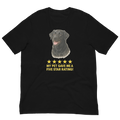 Black Labrador Rating Unisex t-shirt