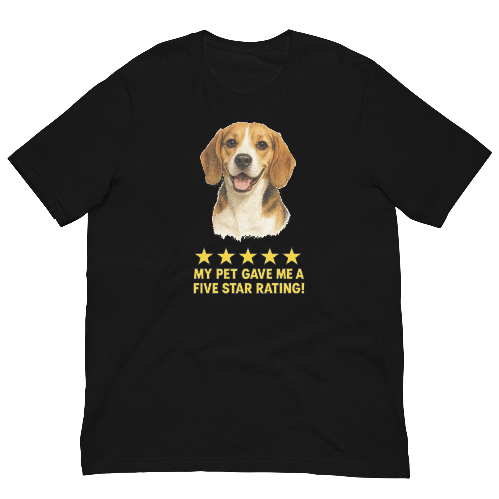 Beagle Rating Unisex t-shirt