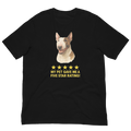 Bull Terrier Rating Unisex t-shirt