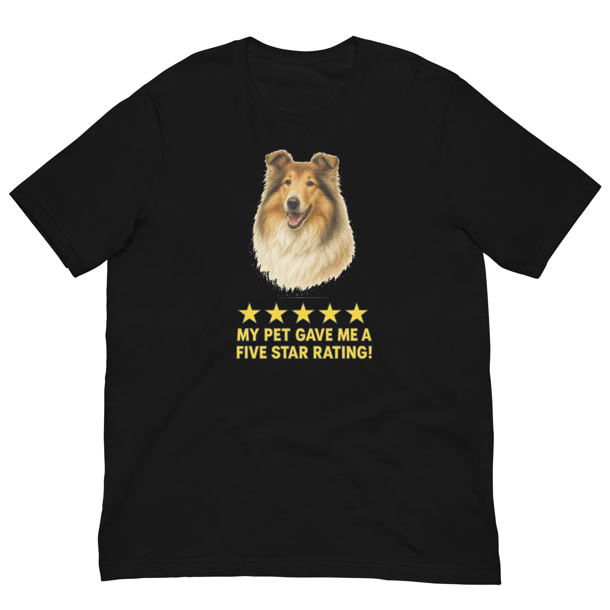 Collie Rating Unisex t-shirt