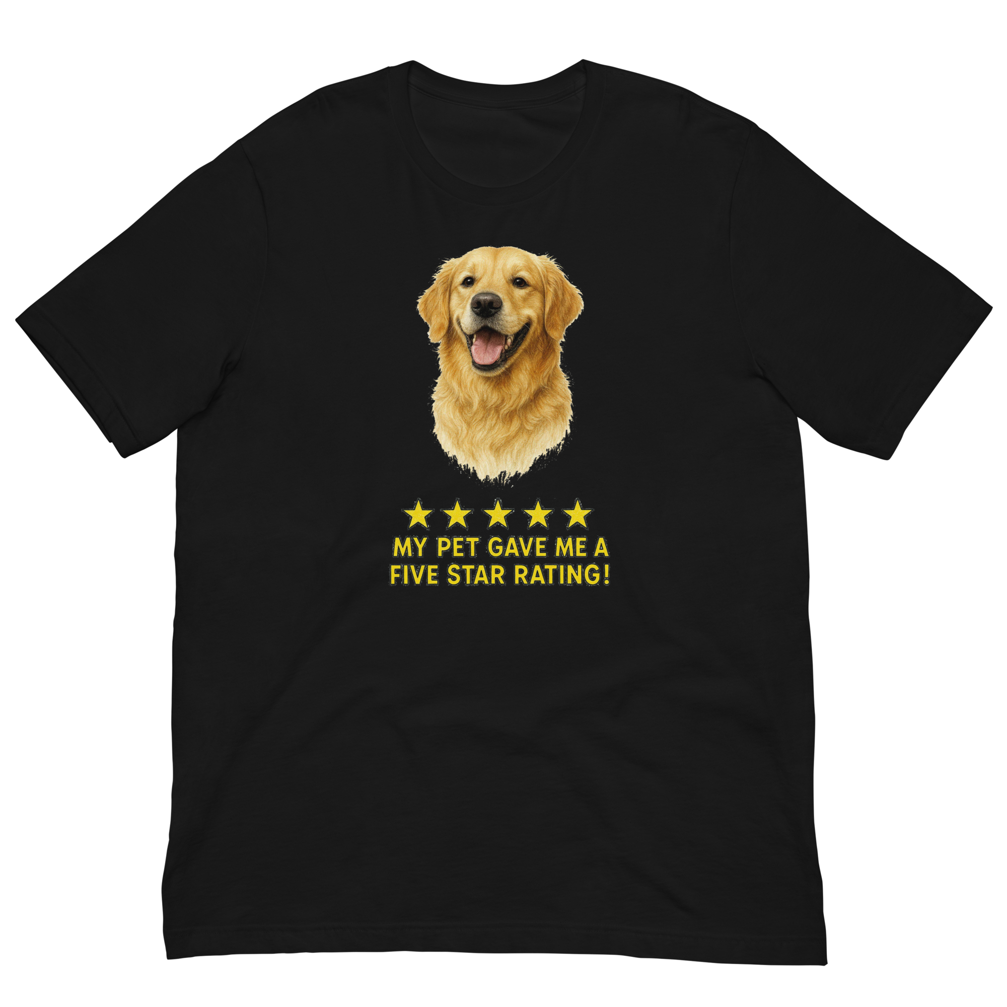 Golden Retriever Rating Unisex t-shirt