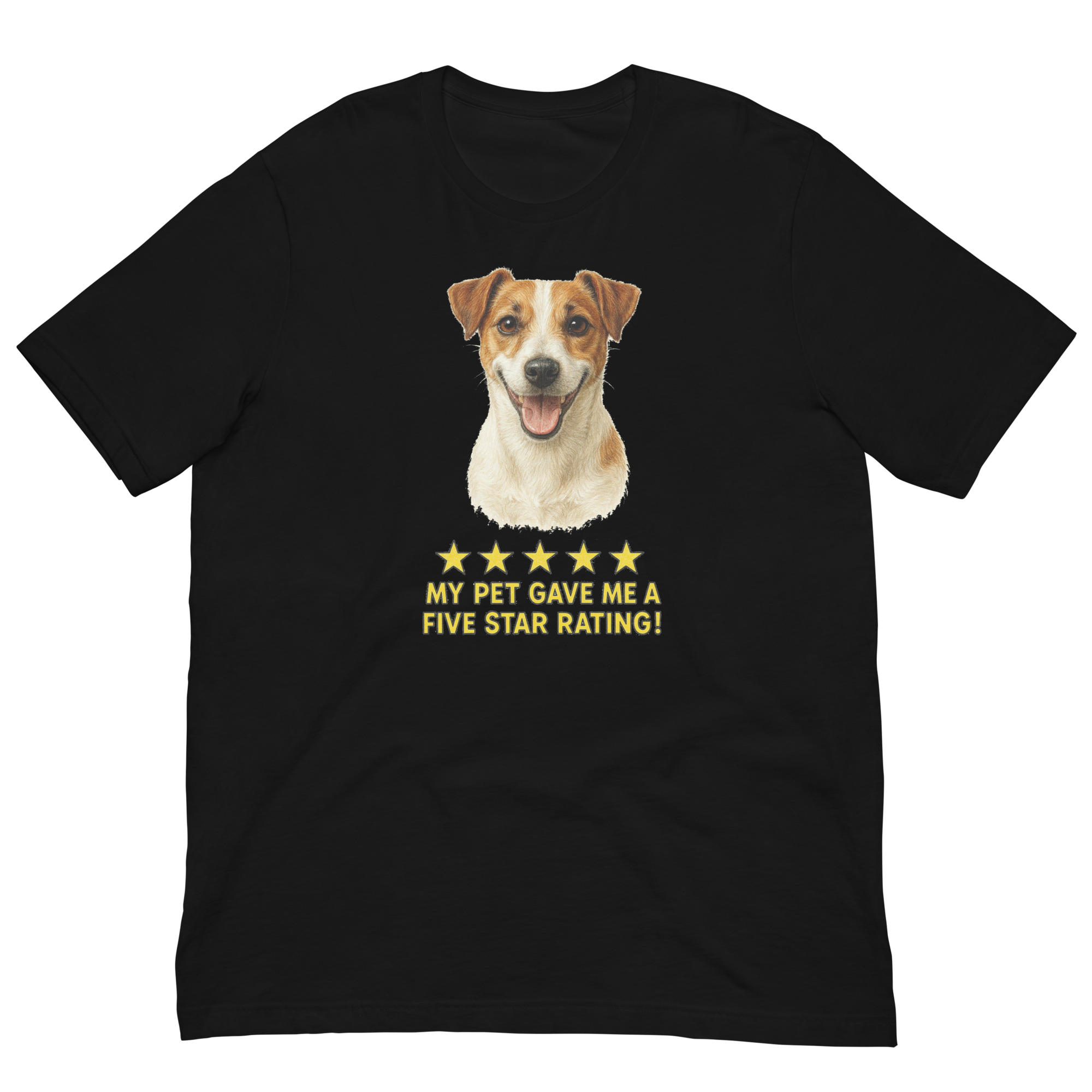 Jack Russell Terrier Rating Unisex t-shirt