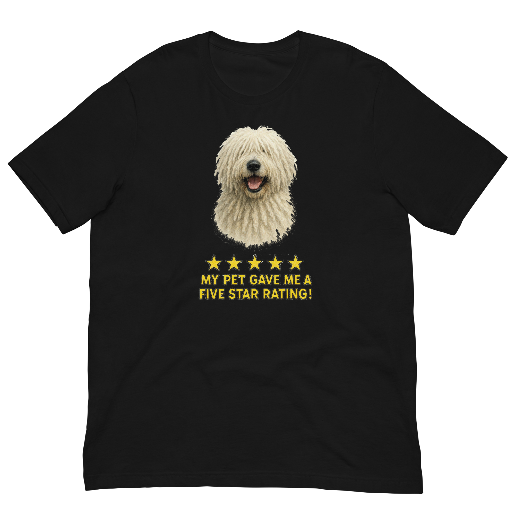 Komondor Rating Unisex t-shirt
