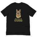 German Shepherd Rating Unisex t-shirt