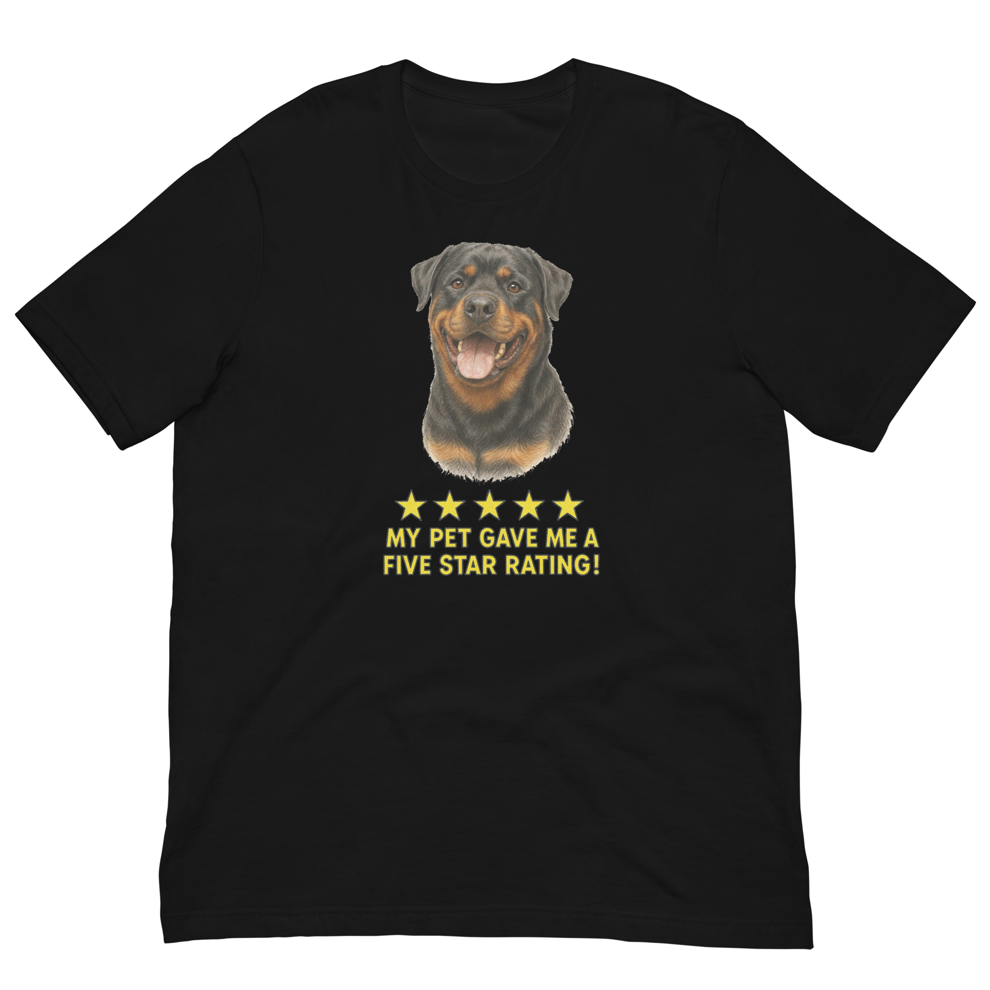 Rottweiler Rating Unisex t-shirt