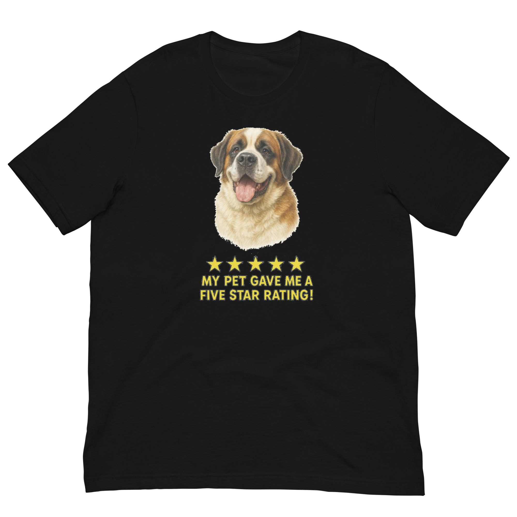 Saint Bernard Rating Unisex t-shirt